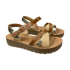 Sarah Jayne Docia girls strap sandals. Size 12 toddler girl.